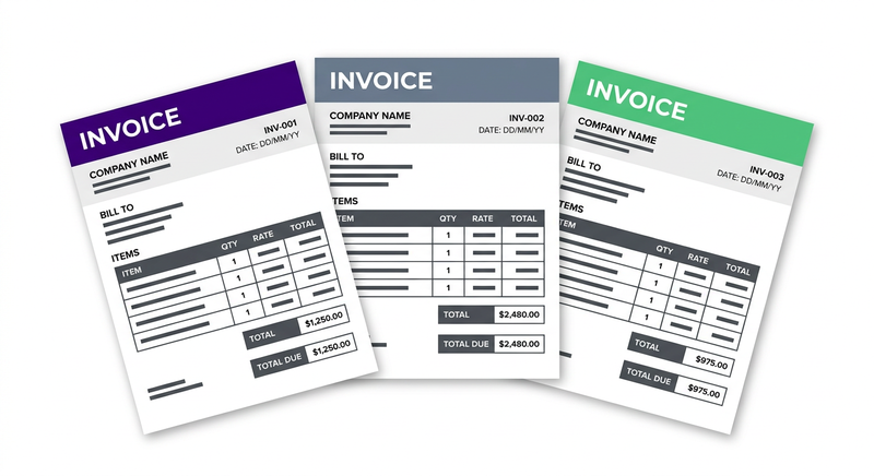 GST invoice templates included in every plan